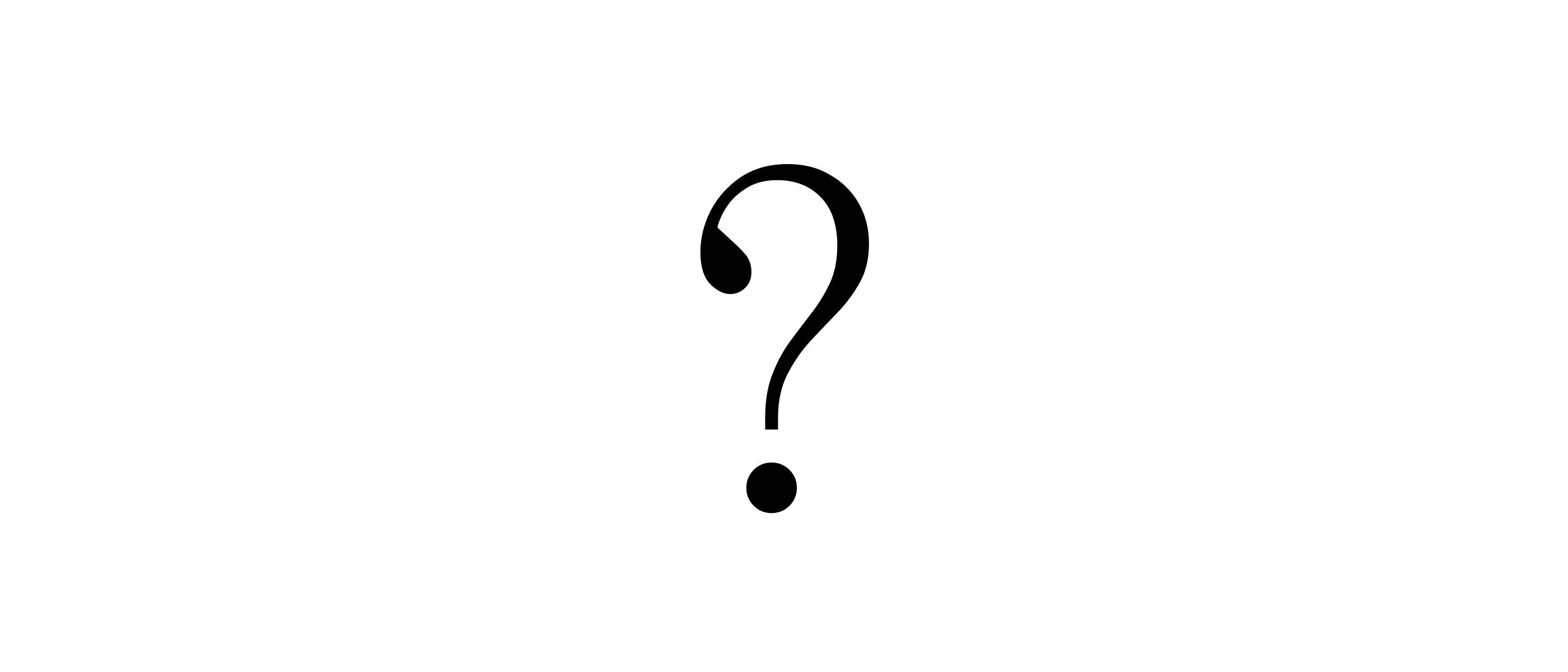 Questionmark